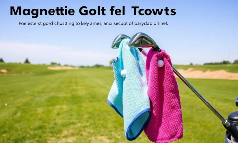 magnetic golf towels