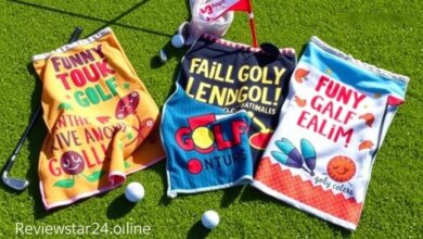 funny golf towels